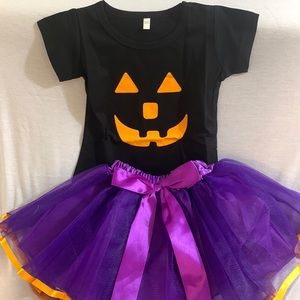 Jill O’Lantern Top with Festive Tutu